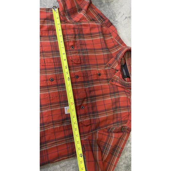 Carhartt Men's Loose Fit Button Down Shirt Size Large - Picture 9 of 10